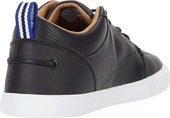 Lacoste Bayliss Sneakers Men's Shoes Black/White : 11 M, Leather - Image 4