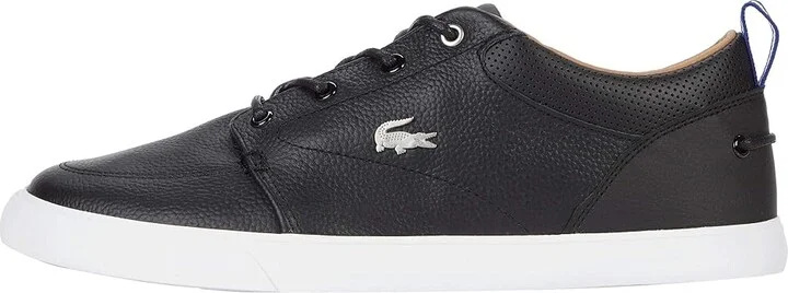 Lacoste Bayliss Sneakers Men's Shoes Black/White : 11 M, Leather - Image 6