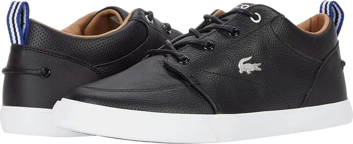 Lacoste Bayliss Sneakers Men's Shoes Black/White : 11 M, Leather
