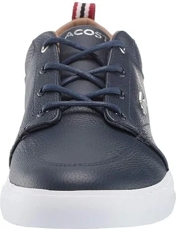 Lacoste Bayliss Sneakers Men's Shoes Navy/White : 7 M, Leather - Image 6