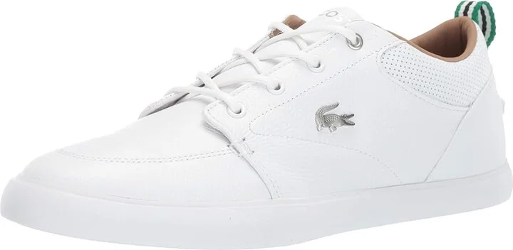 Lacoste Bayliss Sneakers Men's Shoes White/White : 7 M, Leather - Image 2
