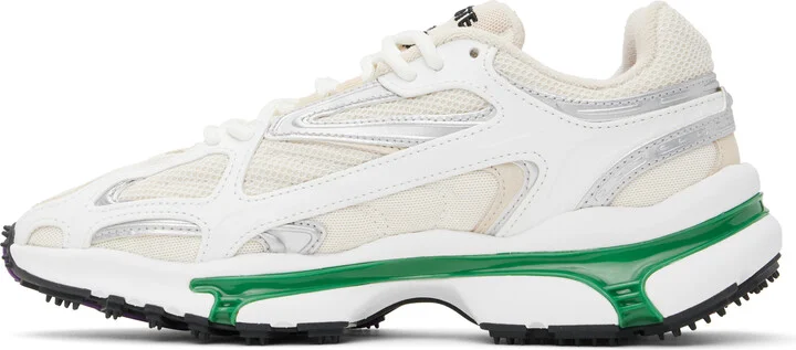 Lacoste Beige & White L003 2K24 Sneakers - Image 3