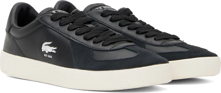 Lacoste Black Baseshot Pro Leather Sneakers - Image 4