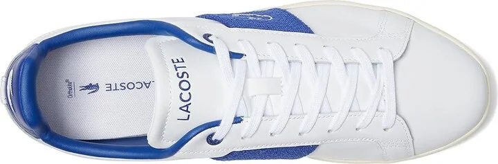 Lacoste Carnaby Pro CGR Sneakers Men's Lace-up Boots White/Blue : 12 M, Leather - Image 2