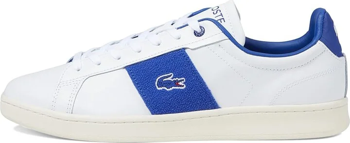 Lacoste Carnaby Pro CGR Sneakers Men's Lace-up Boots White/Blue : 12 M, Leather - Image 6