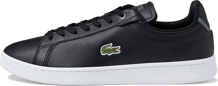 Lacoste Carnaby Pro Sneakers Men's Shoes Black/White : 9.5 M, Leather/Synthetic - Image 6