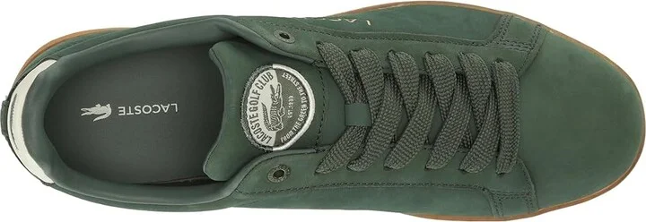 Lacoste Carnaby Pro Sneakers Men's Shoes Green/Gum : 7 M, Leather - Image 2