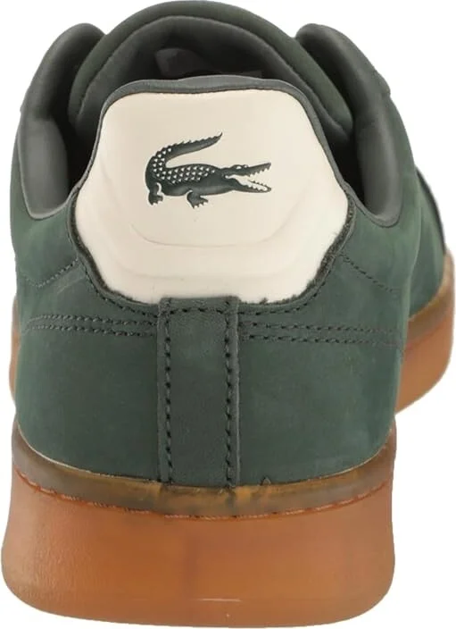 Lacoste Carnaby Pro Sneakers Men's Shoes Green/Gum : 7 M, Leather - Image 4
