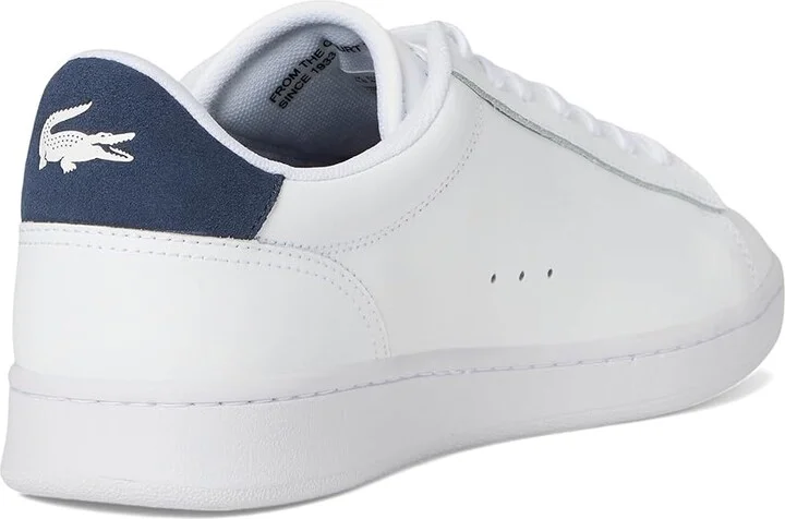 Lacoste Carnaby Set Trainers Men's Lace-up Boots White/Navy : 7 M, Leather/Rubber/Suede - Image 4