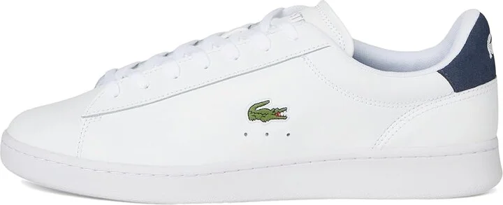 Lacoste Carnaby Set Trainers Men's Lace-up Boots White/Navy : 7 M, Leather/Rubber/Suede - Image 6