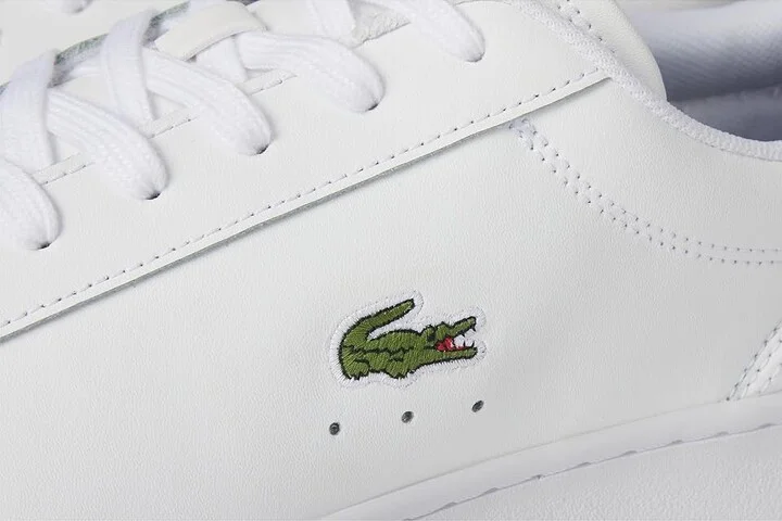 Lacoste Carnaby Set Trainers Men's Lace-up Boots White/Navy : 7 M, Leather/Rubber/Suede - Image 7