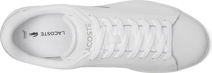 Lacoste Carnaby Set Trainers Men's Lace-up Boots White/White : 8.5 M, Leather/Rubber/Suede - Image 2