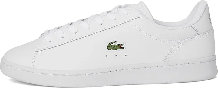 Lacoste Carnaby Set Trainers Men's Lace-up Boots White/White : 8.5 M, Leather/Rubber/Suede - Image 6