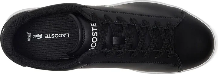 Lacoste Carnaby Set Trainers Men's Shoes Black/White : 8.5 D - Medium, Leather - Image 2