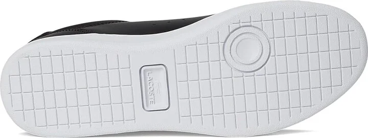 Lacoste Carnaby Set Trainers Men's Shoes Black/White : 8.5 D - Medium, Leather - Image 3