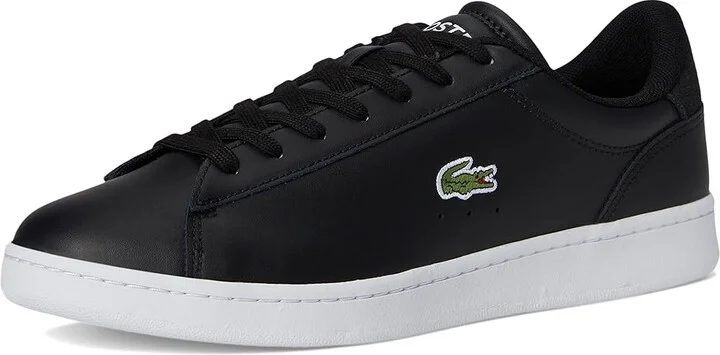 Lacoste Carnaby Set Trainers Men's Shoes Black/White : 8.5 D - Medium, Leather - Image 5