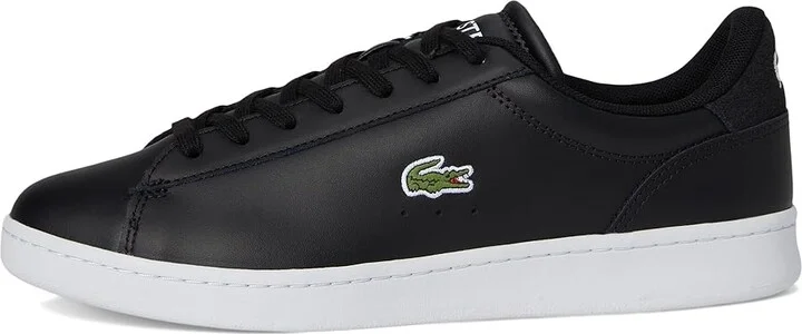 Lacoste Carnaby Set Trainers Men's Shoes Black/White : 8.5 D - Medium, Leather - Image 6