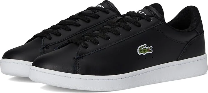 Lacoste Carnaby Set Trainers Men's Shoes Black/White : 8.5 D - Medium, Leather