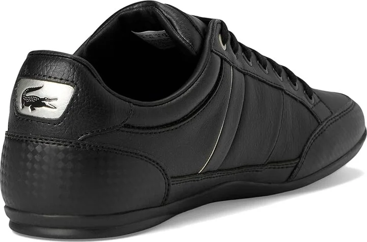 Lacoste Chaymon Sneakers Men's Lace-up Boots Black/Black : 7 M, Leather/Rubber - Image 4