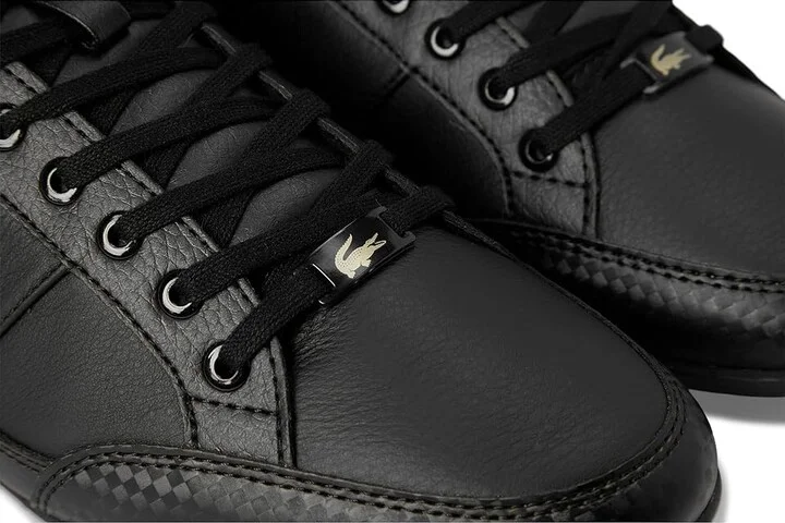 Lacoste Chaymon Sneakers Men's Lace-up Boots Black/Black : 7 M, Leather/Rubber - Image 7