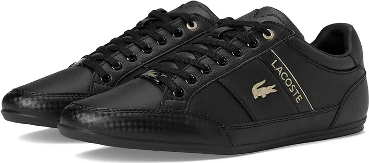 Lacoste Chaymon Sneakers Men's Lace-up Boots Black/Black : 7 M, Leather/Rubber