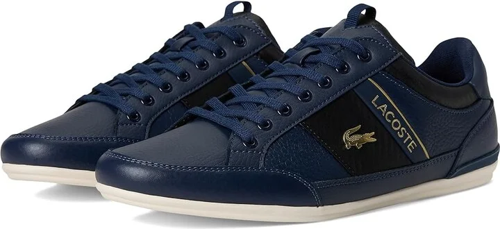 Lacoste Chaymon Sneakers Men's Shoes Navy/Black : 11 M, Synthetic/Leather