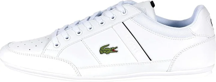 Lacoste Chaymon Sneakers Men's Shoes White/Black : 11 M, Textile/Synthetic - Image 6