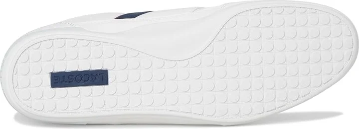 Lacoste Chaymon Sneakers Men's Shoes White/Navy/Red : 11 M, Textile/Leather - Image 3