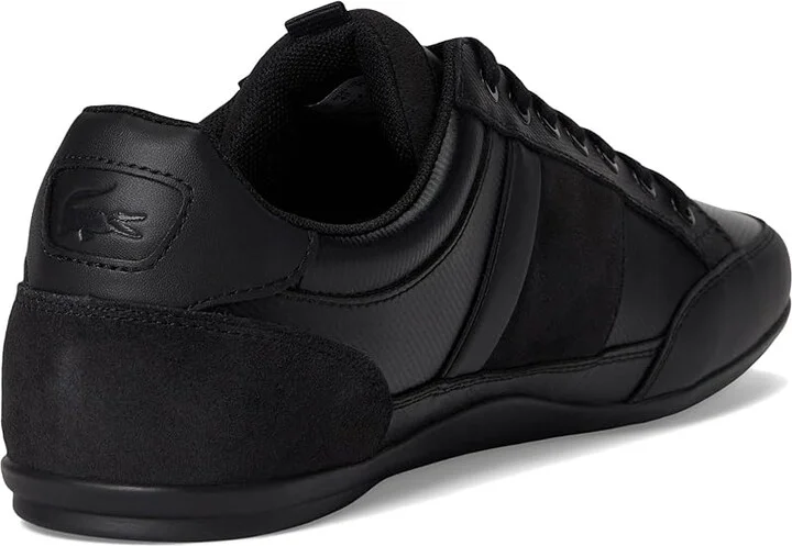 Lacoste Chaymon Tonal Trainers Men's Shoes Black : 13 D - Medium, Leather/Rubber - Image 4