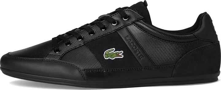 Lacoste Chaymon Tonal Trainers Men's Shoes Black : 13 D - Medium, Leather/Rubber - Image 6