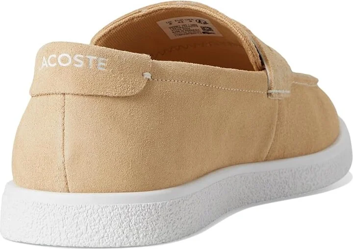 Lacoste Cochet Sneakers Men's Shoes Natural/White : 13 D - Medium, Leather - Image 4