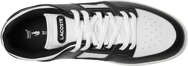 Lacoste Court Cage Sneakers Men's Lace-up Boots Black/White : 10.5 M, Leather/Rubber - Image 2