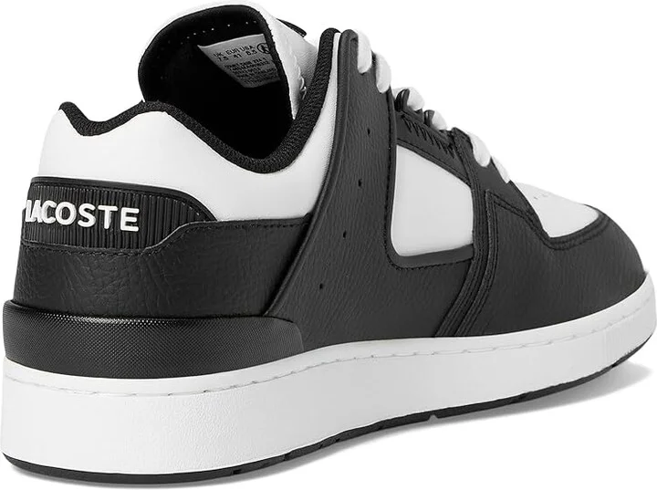 Lacoste Court Cage Sneakers Men's Lace-up Boots Black/White : 10.5 M, Leather/Rubber - Image 4