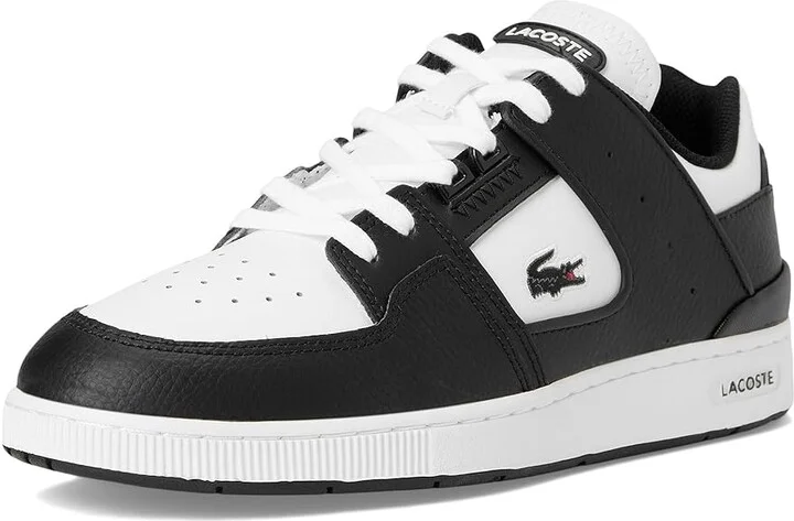 Lacoste Court Cage Sneakers Men's Lace-up Boots Black/White : 10.5 M, Leather/Rubber - Image 5