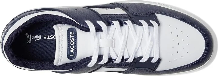 Lacoste Court Cage Sneakers Men's Lace-up Boots Navy/White : 10.5 M, Leather/Rubber - Image 2