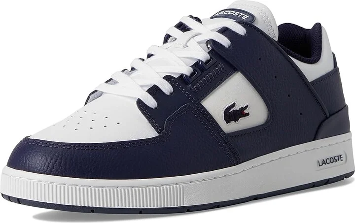 Lacoste Court Cage Sneakers Men's Lace-up Boots Navy/White : 10.5 M, Leather/Rubber - Image 5