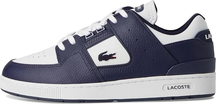 Lacoste Court Cage Sneakers Men's Lace-up Boots Navy/White : 10.5 M, Leather/Rubber - Image 6