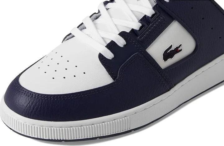 Lacoste Court Cage Sneakers Men's Lace-up Boots Navy/White : 10.5 M, Leather/Rubber - Image 7