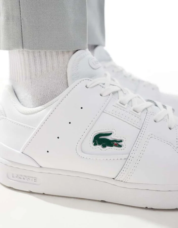 Lacoste courtcage 0721 1 sma sneakers in white - Image 4