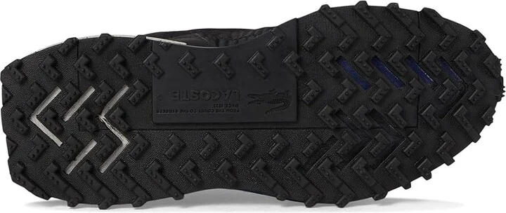 Lacoste Elite Active Sneakers Men's Shoes Black/Navy : 10 M, Suede - Image 3