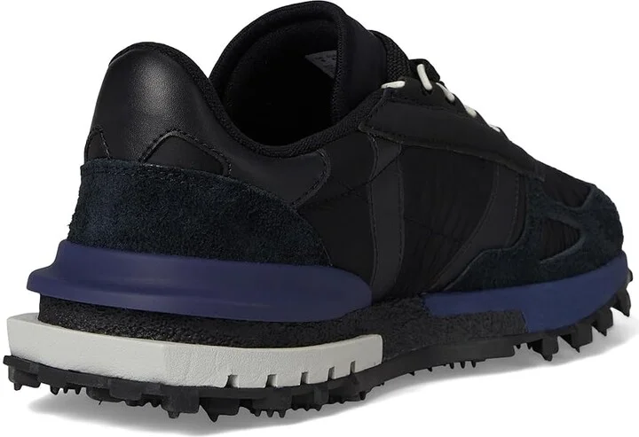 Lacoste Elite Active Sneakers Men's Shoes Black/Navy : 10 M, Suede - Image 4