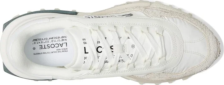 Lacoste Elite Active Sneakers Men's Shoes White/Dark Green : 13 M, Suede - Image 2