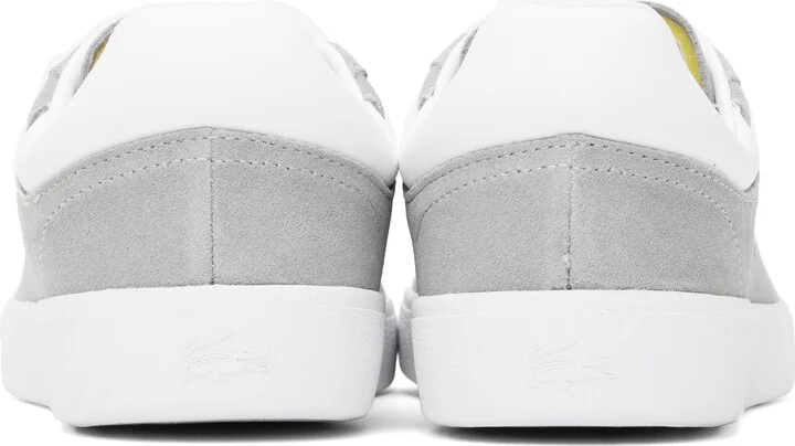 Lacoste Gray Baseshot Transluscent Sole Sneakers - Image 2