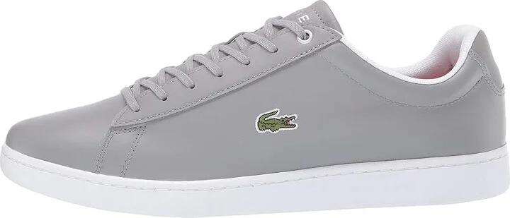 Lacoste Hydez 119 1 P SMA Men's Shoes Grey/White : 8 M, Leather - Image 7