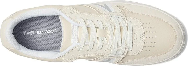 Lacoste L001 Sneakers Men's Lace-up Boots White/Grey : 11.5 M, Leather - Image 2