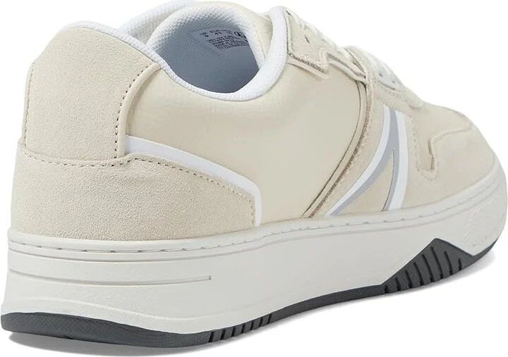 Lacoste L001 Sneakers Men's Lace-up Boots White/Grey : 11.5 M, Leather - Image 4