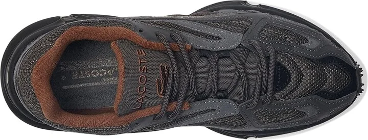 Lacoste L003 2k24 Sneakers Men's Lace-up Boots Dark Green/Black : 7.5 M, Leather/Rubber/Suede - Image 2