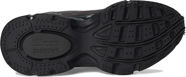 Lacoste L003 2k24 Sneakers Men's Lace-up Boots Dark Green/Black : 7.5 M, Leather/Rubber/Suede - Image 3