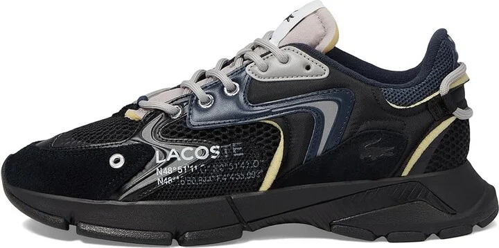 Lacoste L003 Neo 123 1 SMA Men's Shoes Black/Navy : 7.5 M, Leather - Image 6