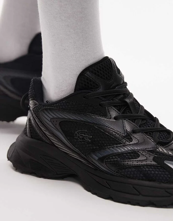 Lacoste L003 neo sneakers in black - Image 4